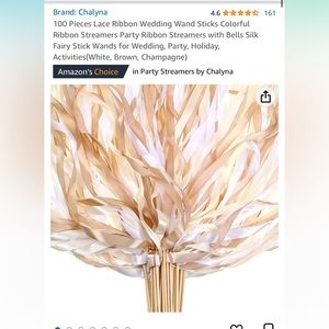 94 New Ribbon Wand Streamers with bells